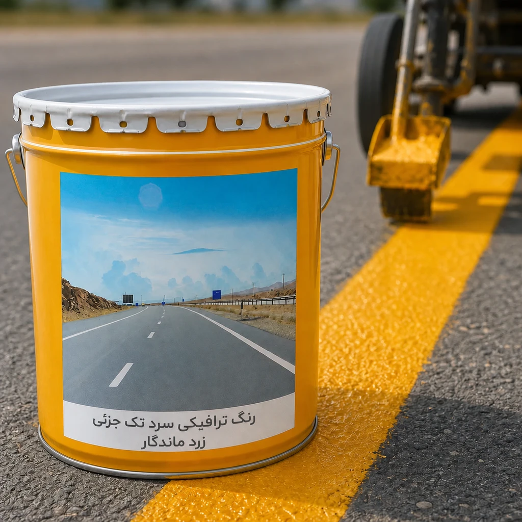 رنگ ترافیکی سرد تک جزئی زرد ماندگار - نمای جزئیات محصول