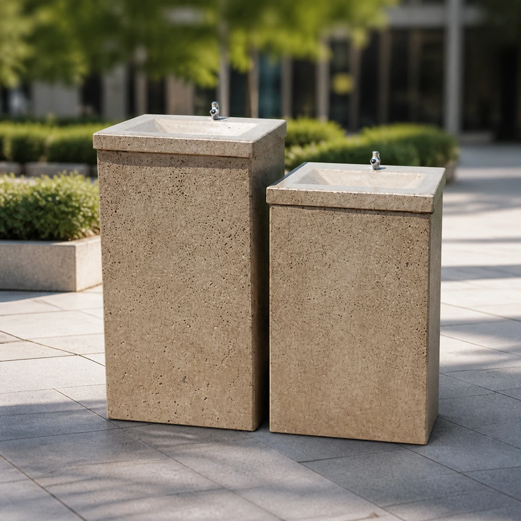 آبخوری پارکی استیل